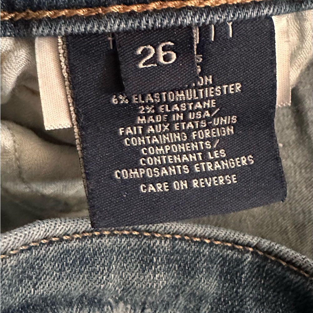 Fidelity Denim Gwen High Rise Skinny Jeans Size 26 - Picture 4 of 13